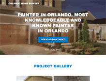 Tablet Screenshot of orlandohomepainters.com